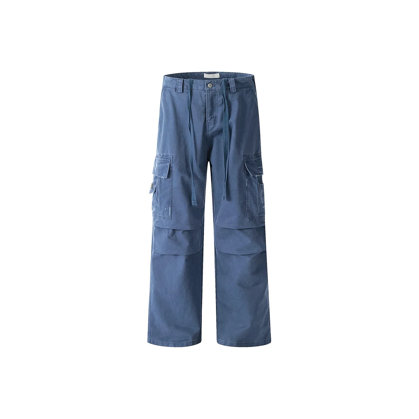 FDYZ Карго Брюки Унисекс Французский Work Синий