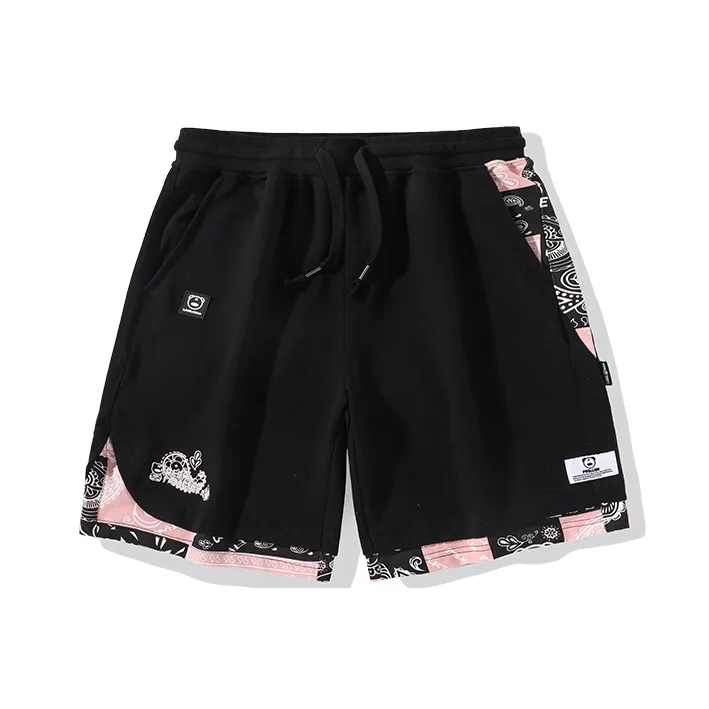 LAMLICKA Loose Fit Shorts Unisex Black