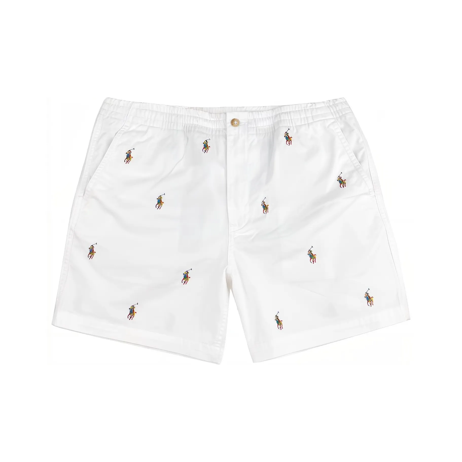 Polo orchestra bleu turquoise Above knee Cotton Shorts