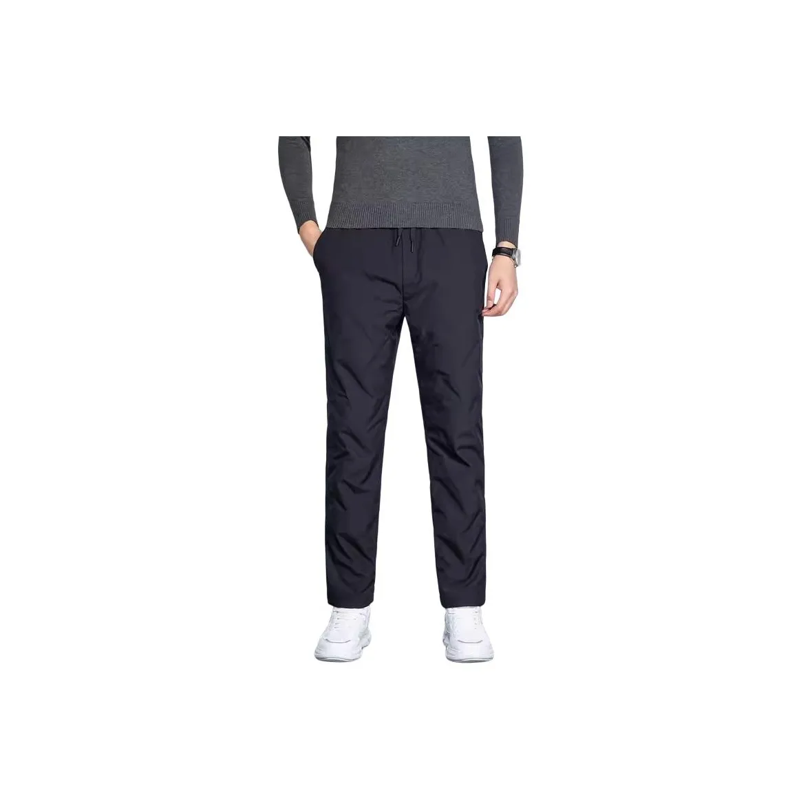 SNOW FLYING Пуховые Утеплённые Штаны Мужские Черные