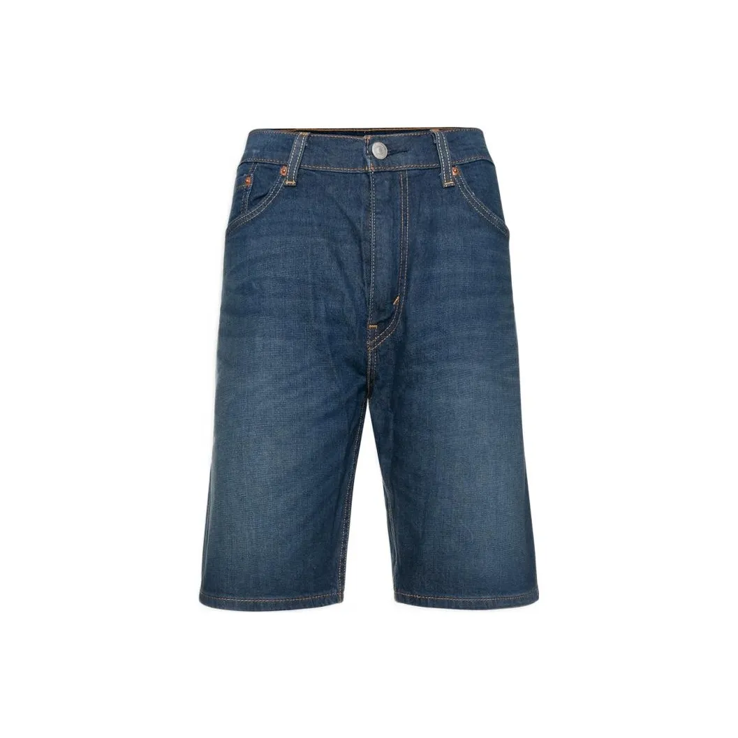 Levis Темно-синие мужские джинсовые шорты