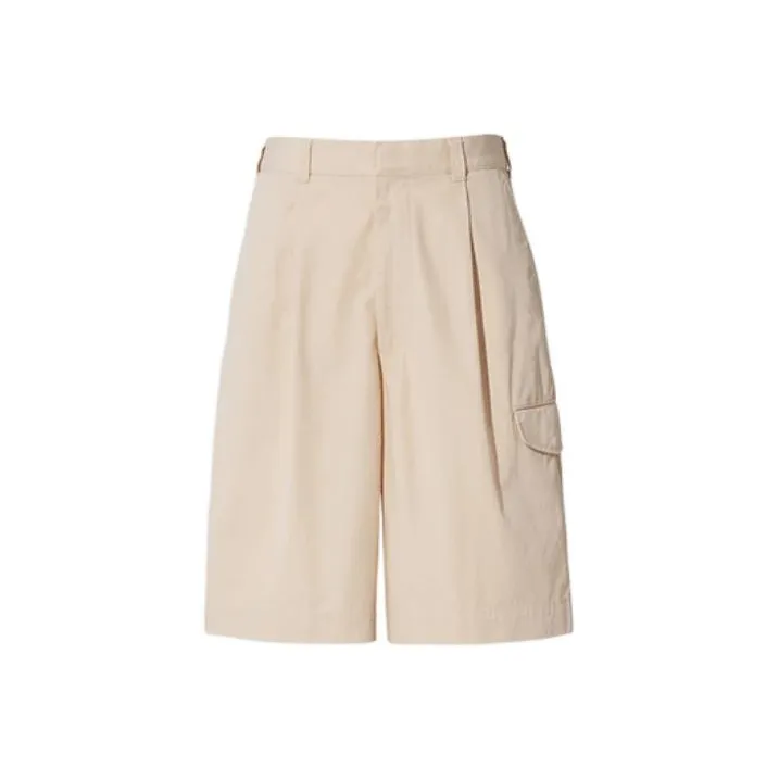 Jil Sander X UNIQLO Jil Sander Collaboration Cargo Shorts Men Beige