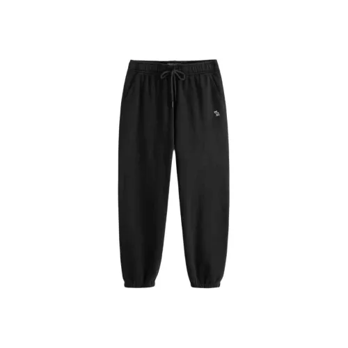 Abercrombie＆Fitch Черные Мужские Повседневные Брюки