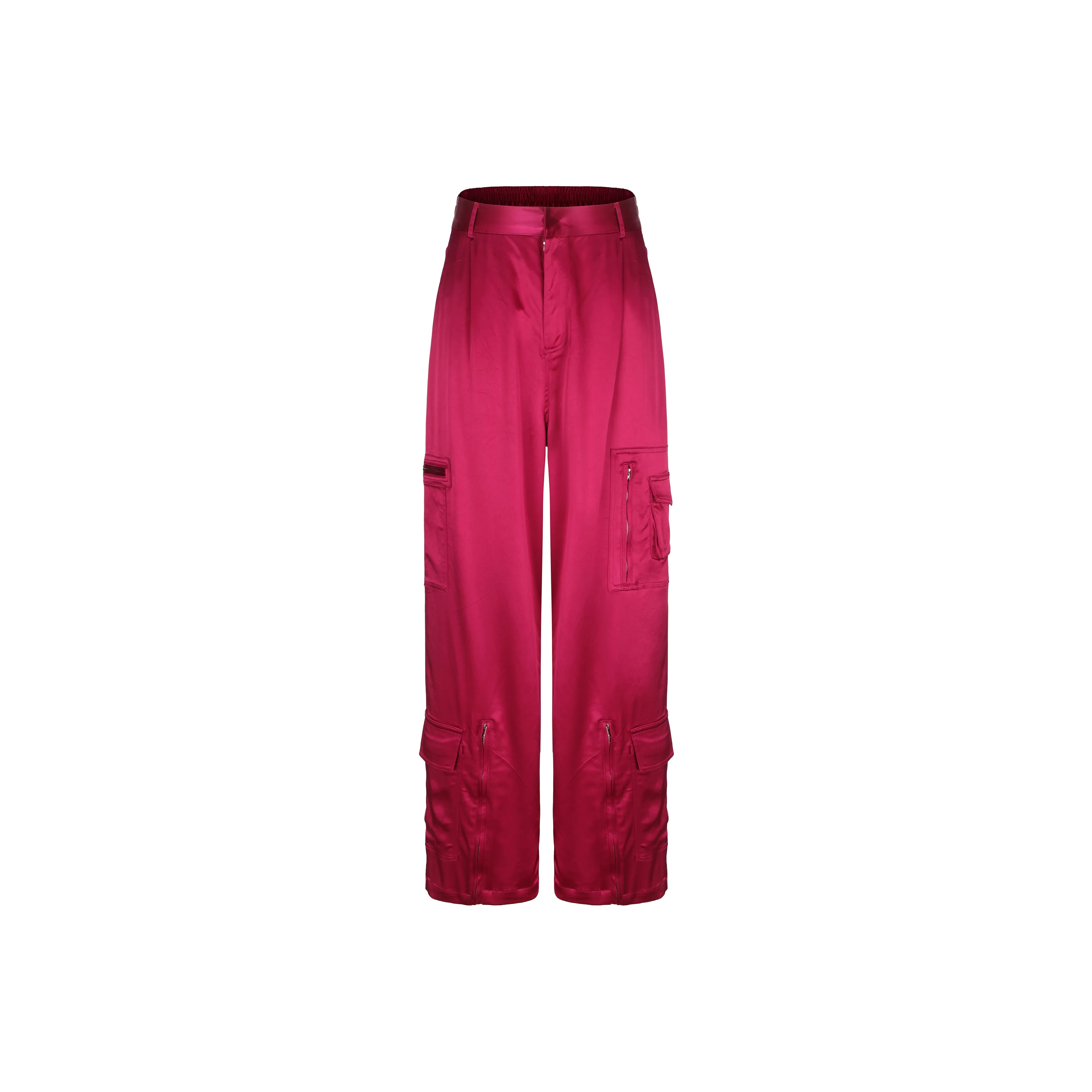 VANN VALRENCÉ Костюм Брюки Унисекс Фуксия