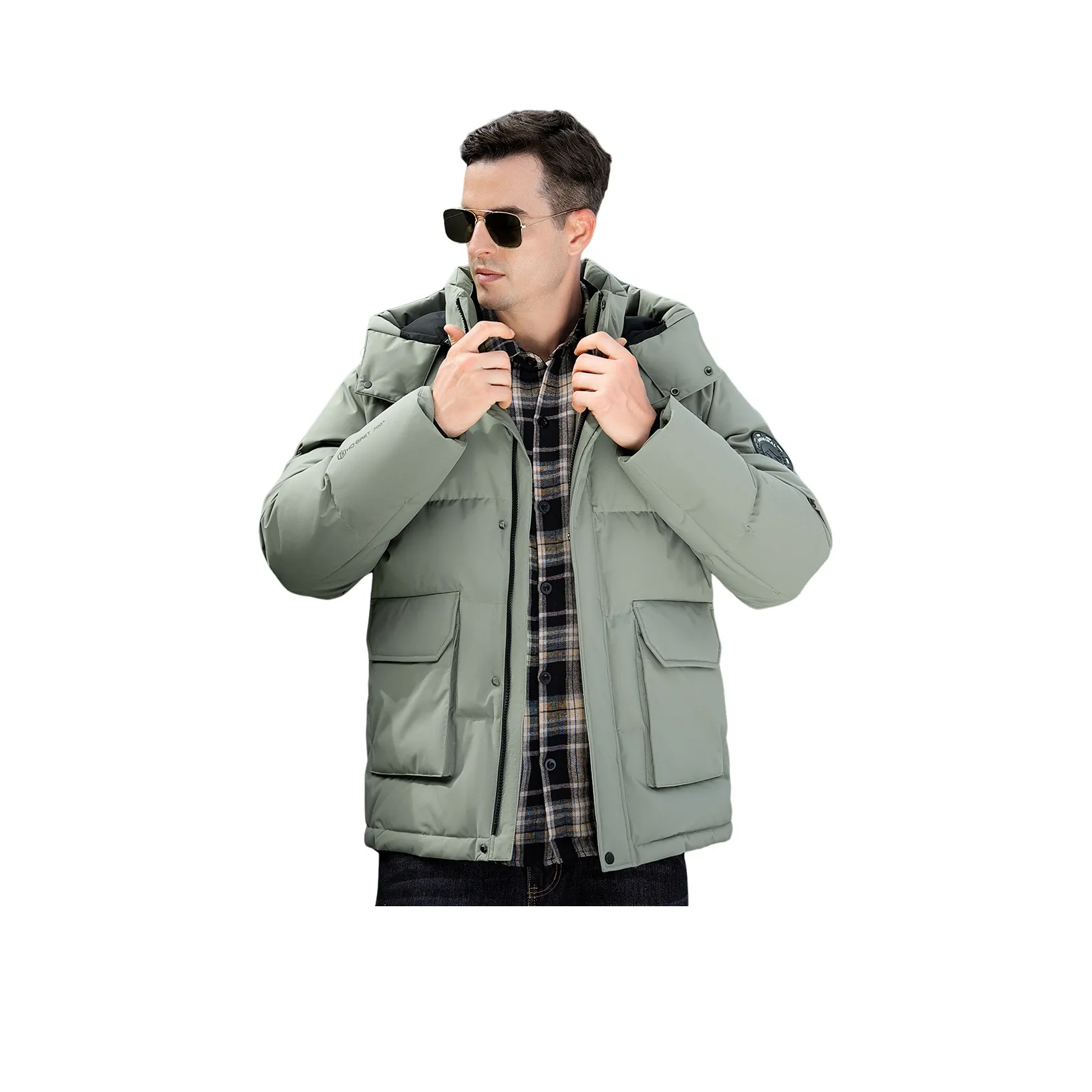 KAISER Puffer Jacket Men's Bean Gray