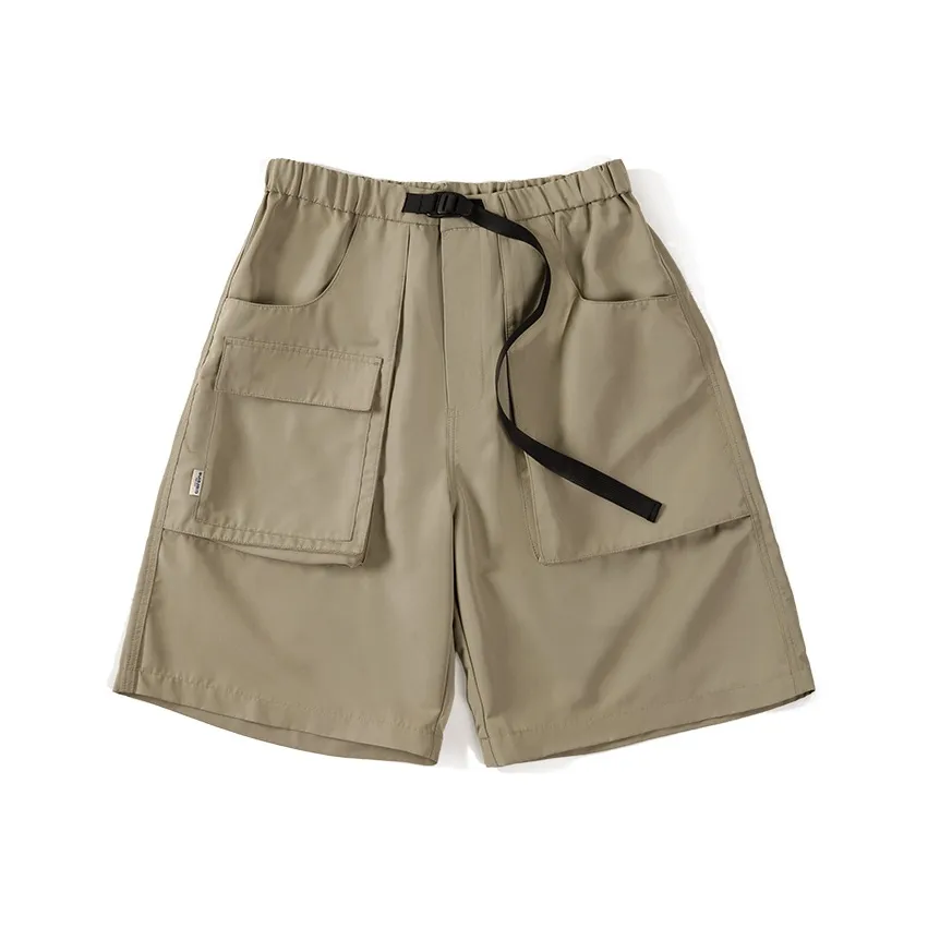 MADEN Карго Шорты Мужские Травяной Зеленый