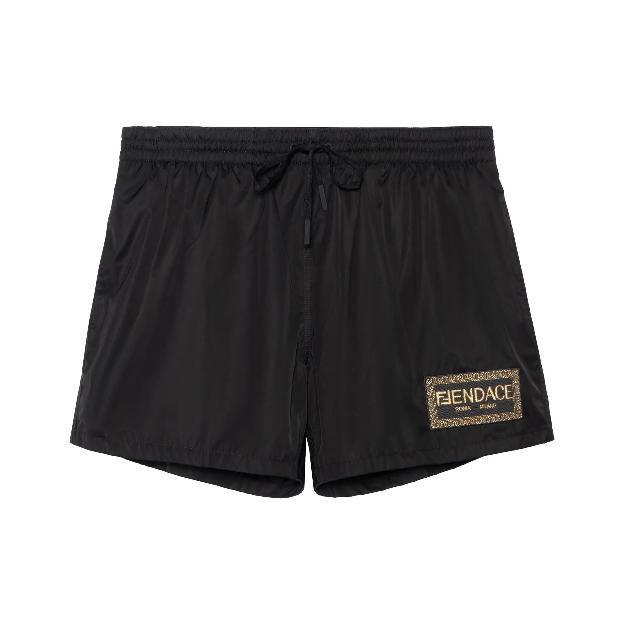 FENDI Fendace Logo Mid Length Swim Shorts