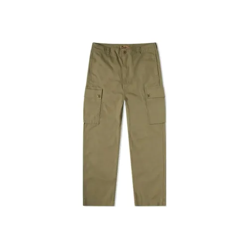 NIGEL CABOURN Мужские брюки карго армейского зеленого цвета