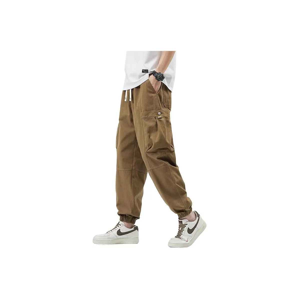 NOME Городской техвир MULTI Карман Прямой крой Широкие брюки Cargo Брюки Унисекс