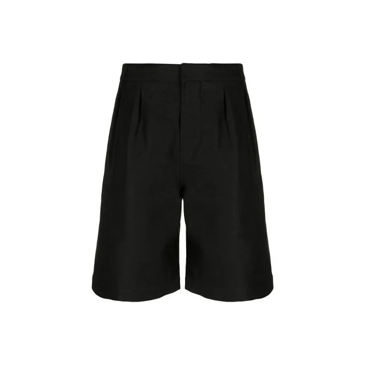 SAINT LAURENT Pleated Chino Bermuda Shorts