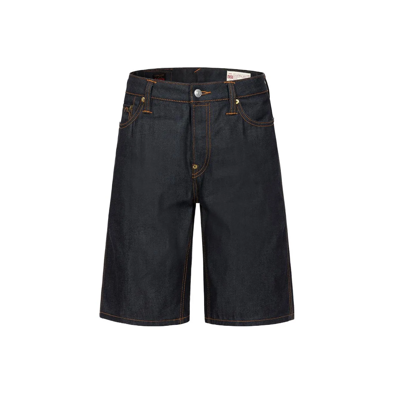 EVISU Джинсовые шорты Мужские Индиго