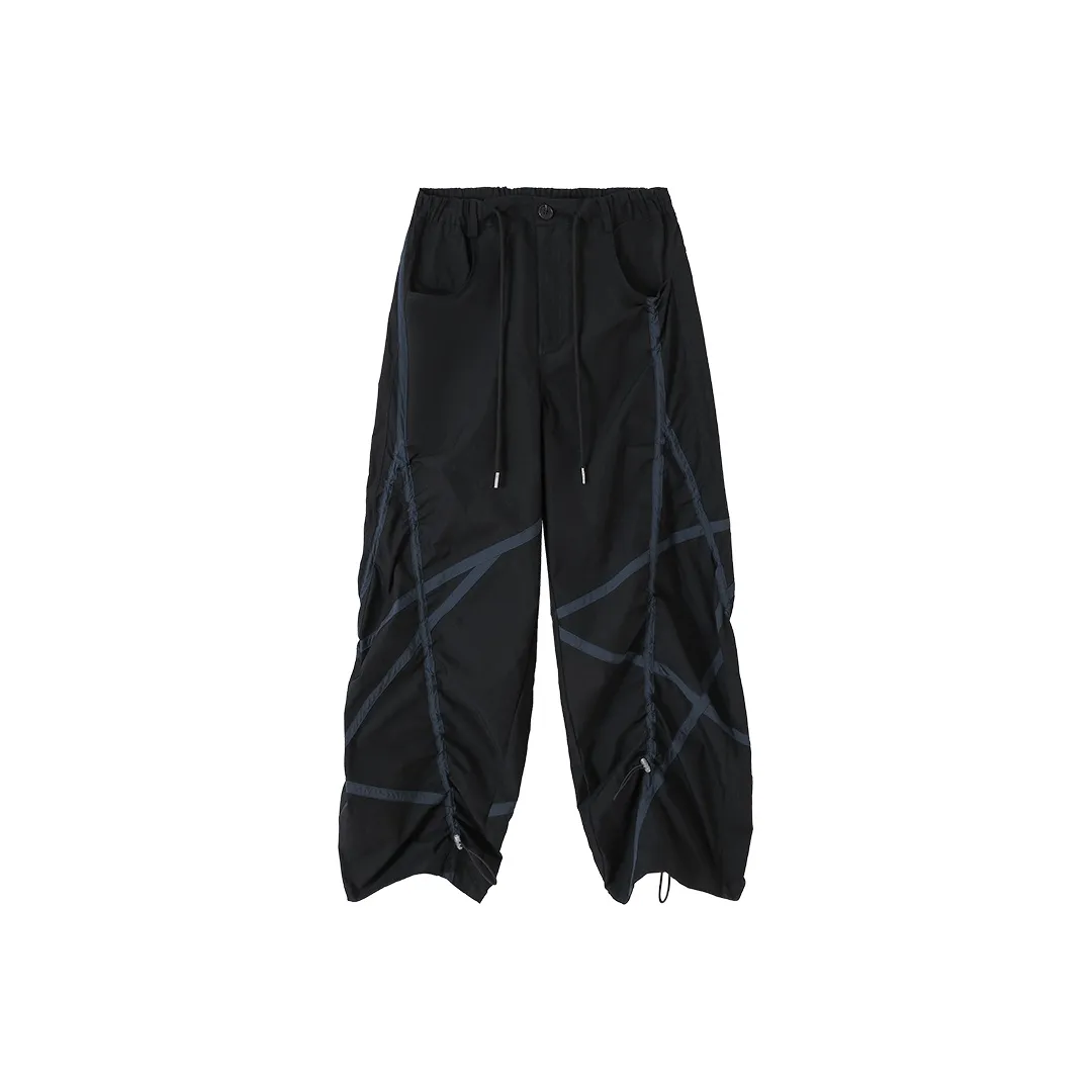 CONP Черные унисекс повседневные брюки