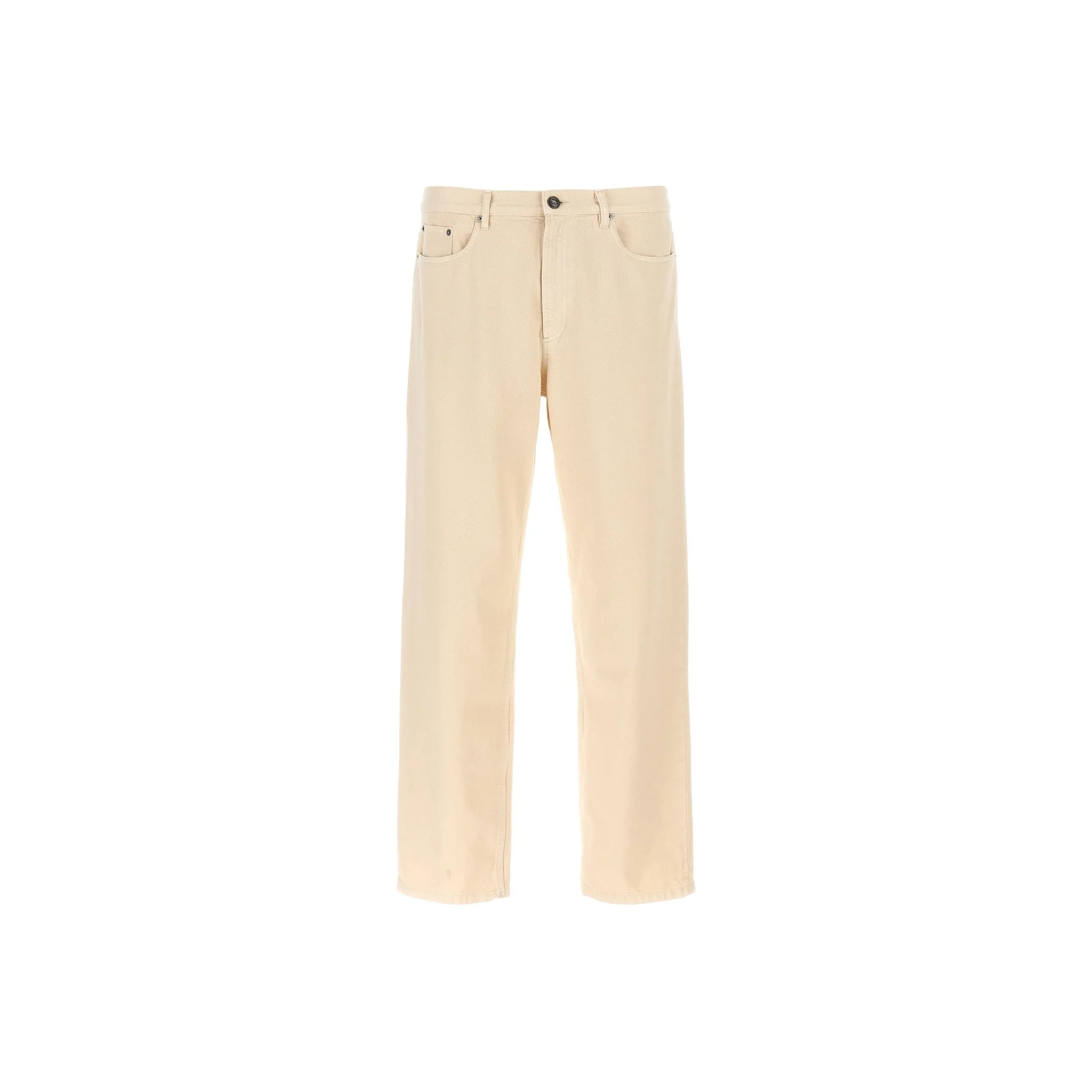 A.P.C . Martin Button Detailed Straight Leg Jeans