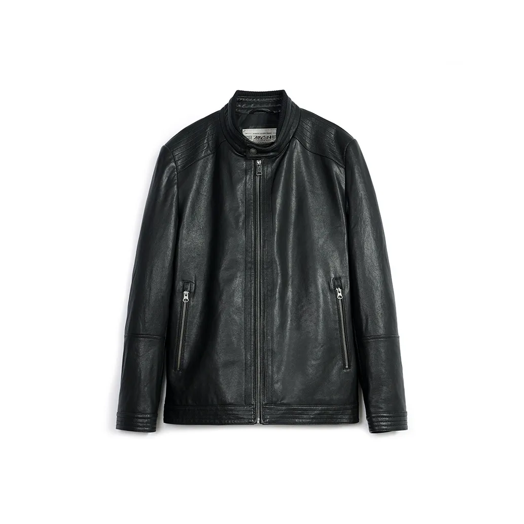 MCS Leather Jackets Men's Black