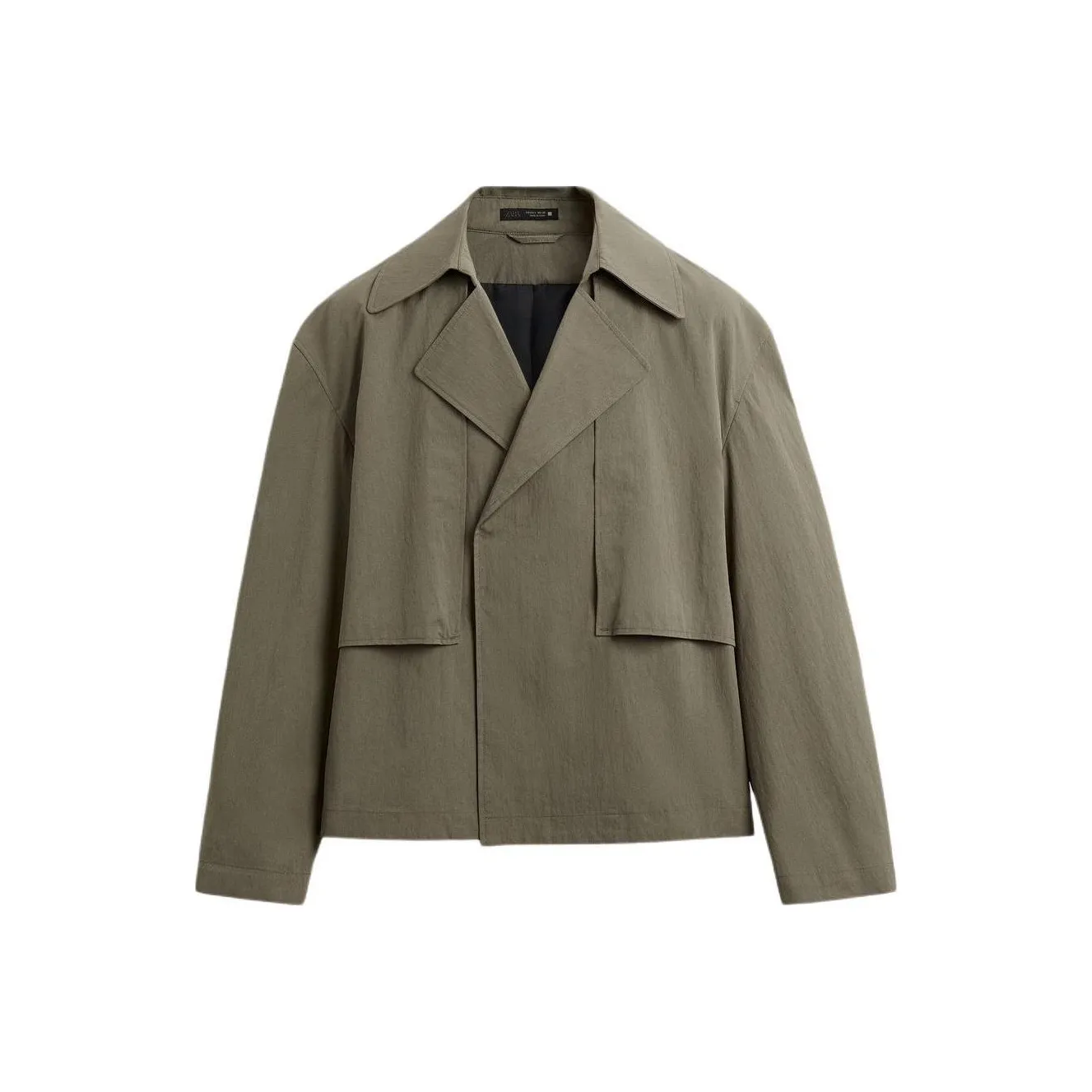 ZARA Trench Coats Men's Khaki