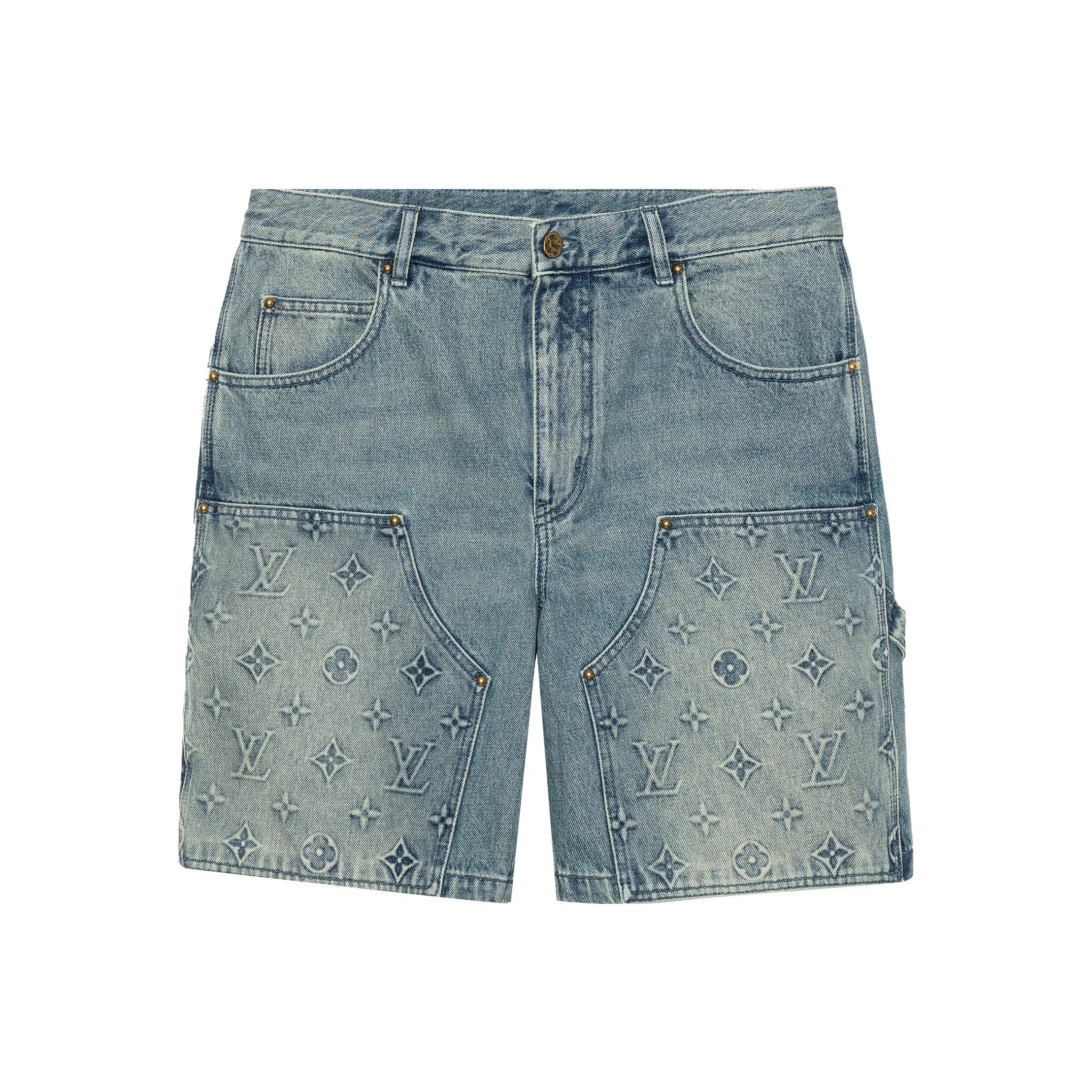 LOUIS VUITTON Denim Carpenter Shorts