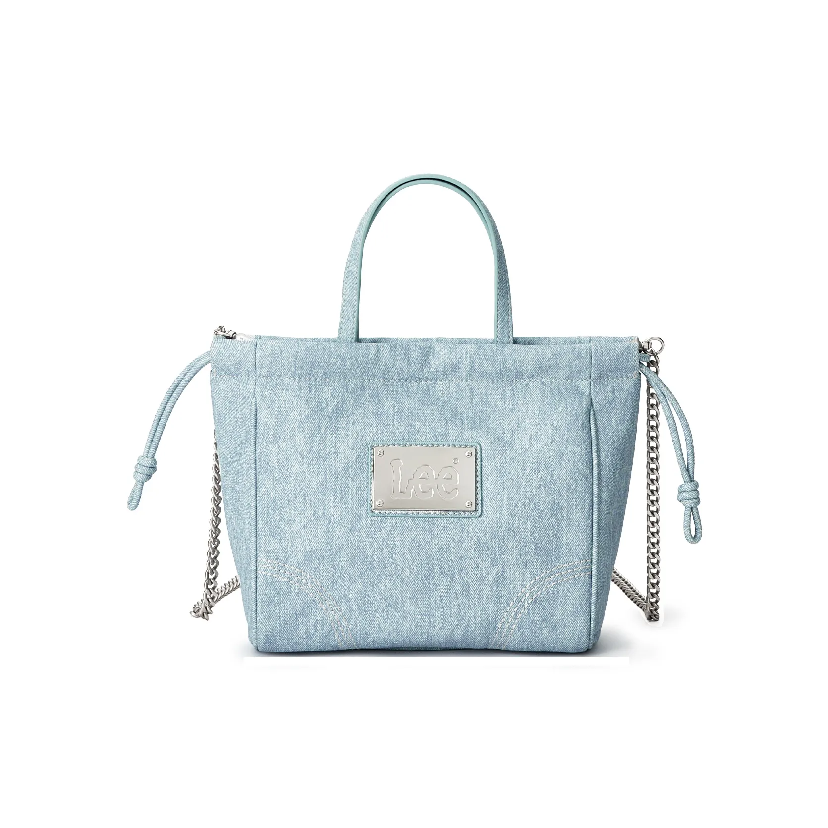 Lee ПУ (полиуретан) Сумка через плечо Сумка на плечо Сумка обычная Женская Светло-синяя