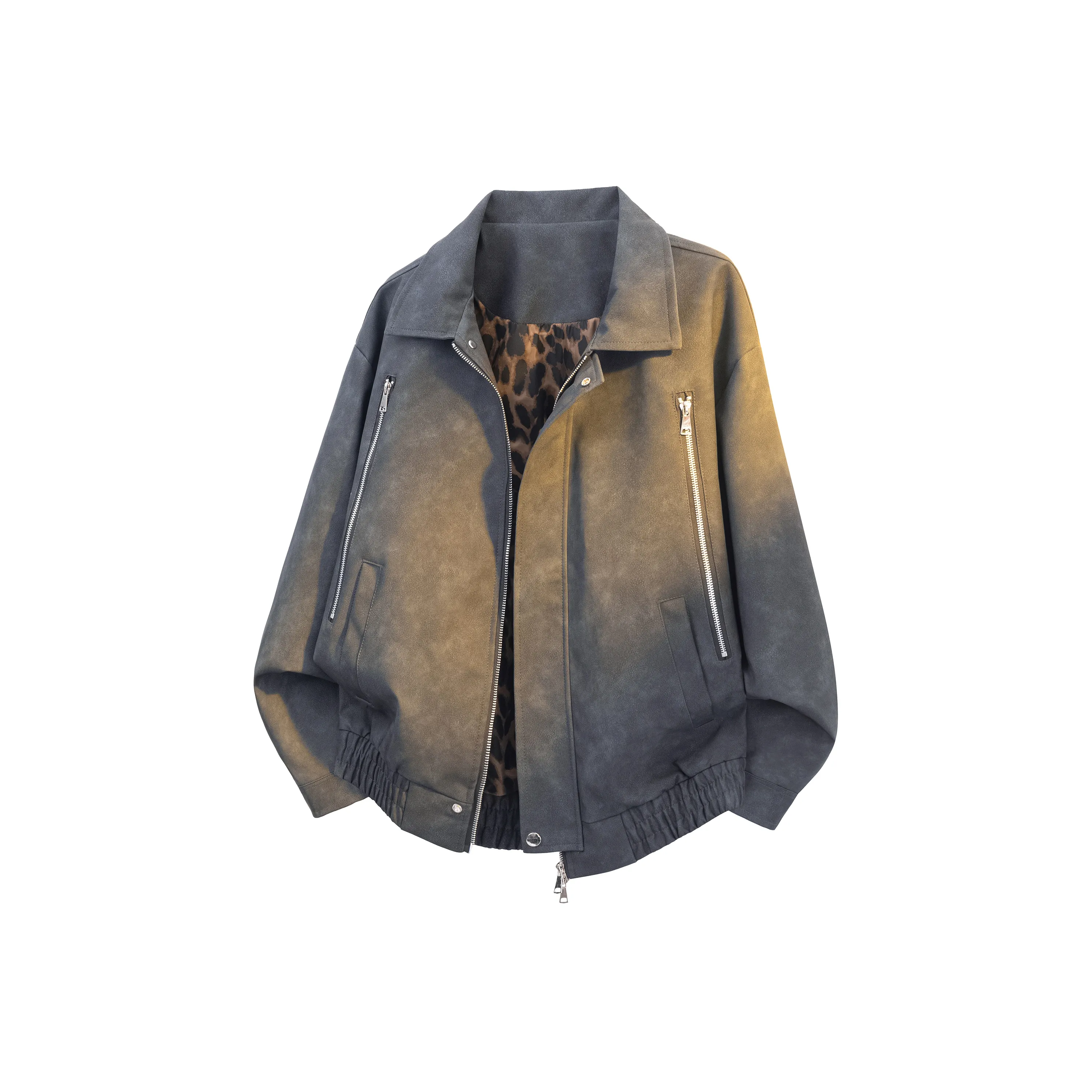 ALang Studio Кожа Куртка Унисекс