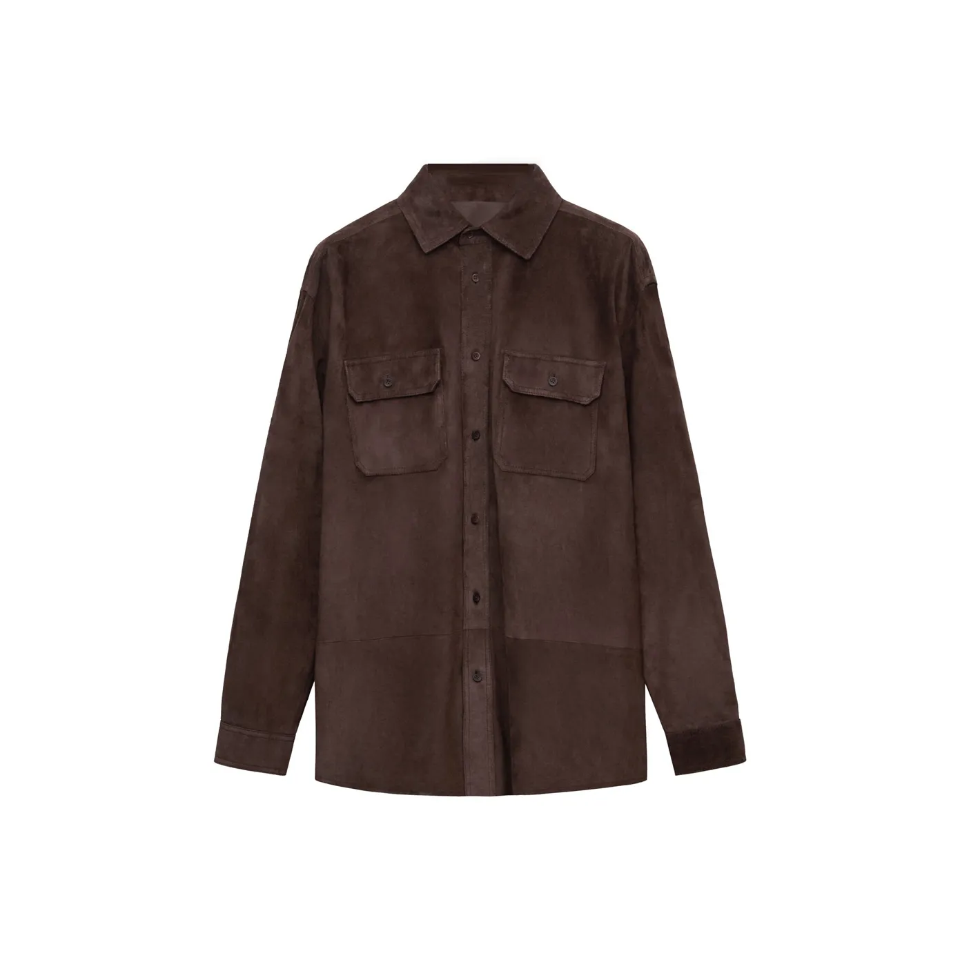 LOEWE SS25 Leather Jacket Men's Dark Brown