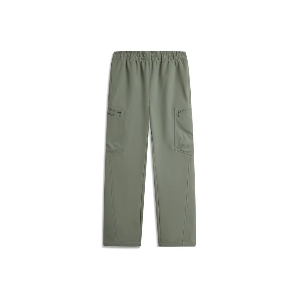 LiNing Casual Pants Men's Snail Smoky Green