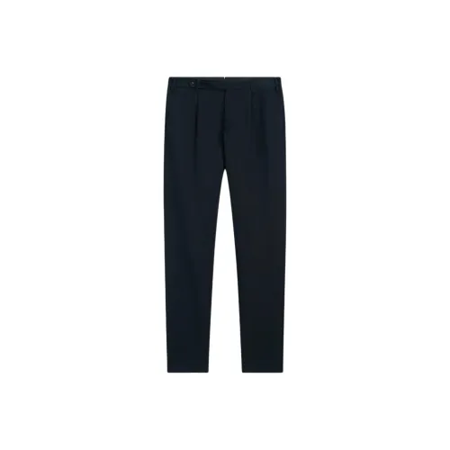 Massimo Dutti Мужские костюмные брюки морского синего цвета