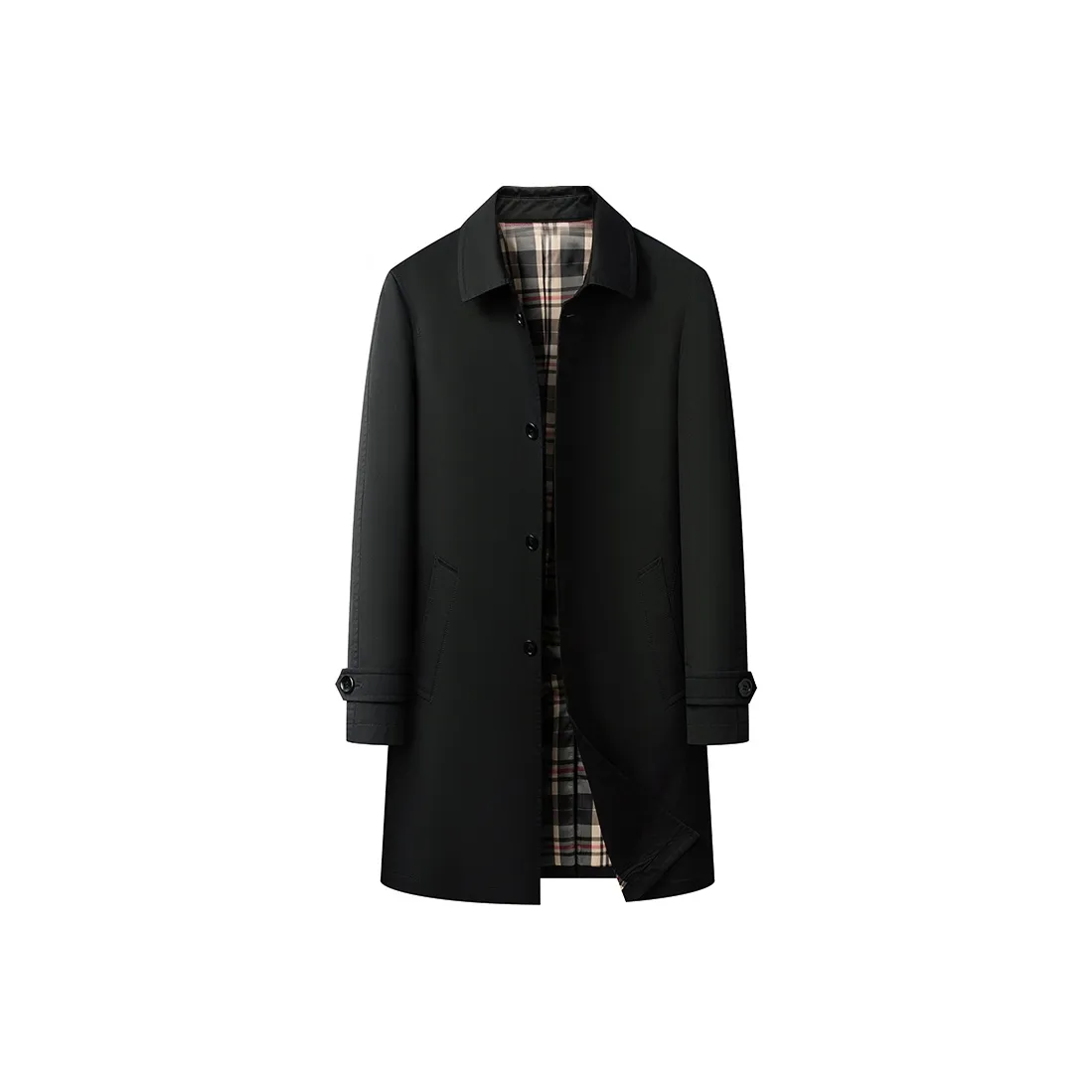 PIERRE CARDIN Тренчкот Мужской Черный