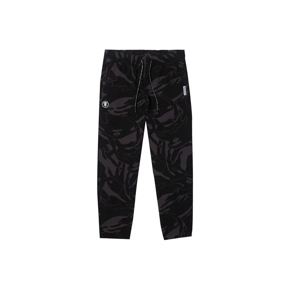 Aape Graphic-print Tapered Trousers