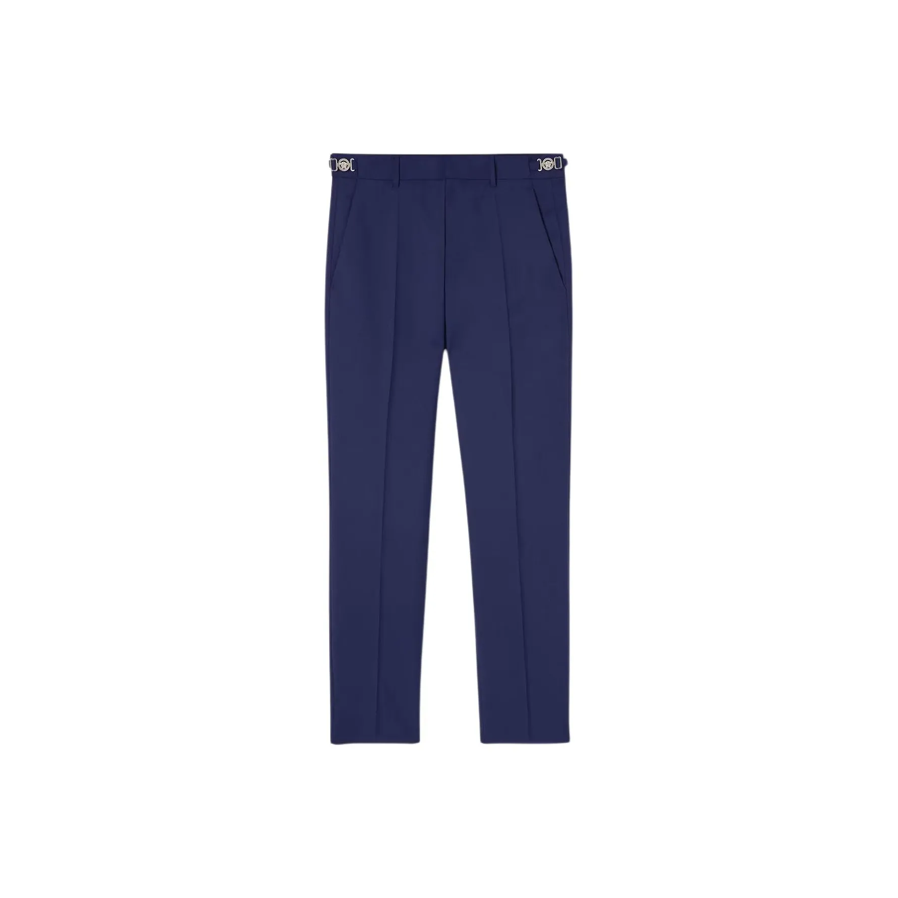 VERSACE Wool Formal Pants Suit Trouser Men's Dark Blue