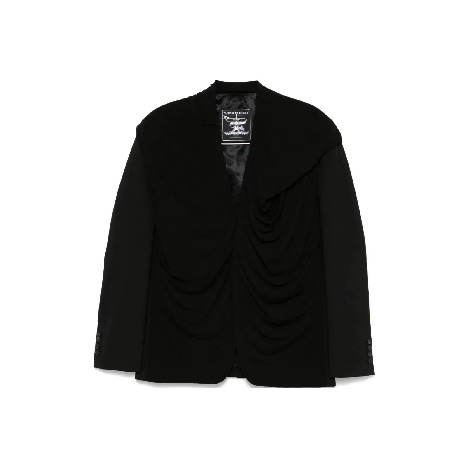 Y/Project Ruched Tailored Blazer
