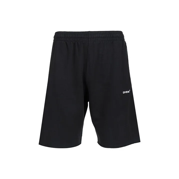 Off Белый SS22 Повседневные шорты Мужской Черный