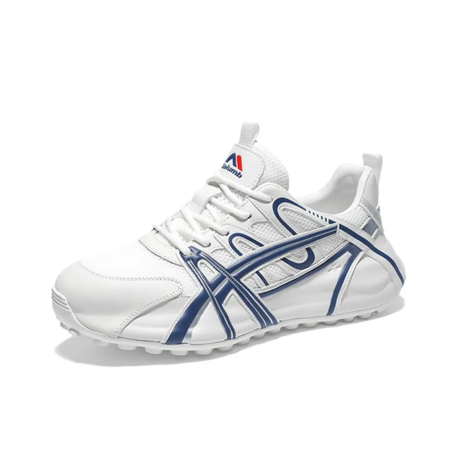 KOLUMB Некапсула Легкий Низкий Топ Повседневный Мужской Белый Синий