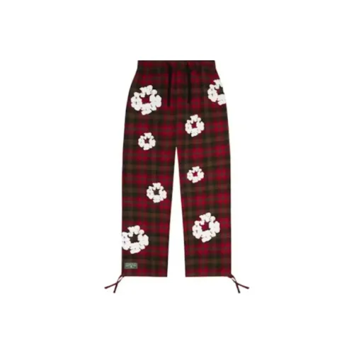 Denim Tears Red Мужские повседневные брюки