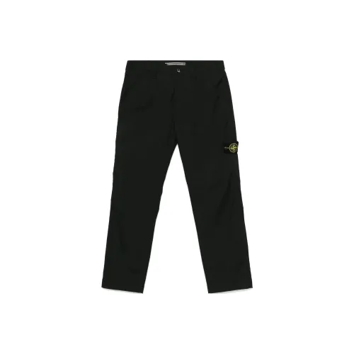 STONE ISLAND Черные Мужские Брюки карго