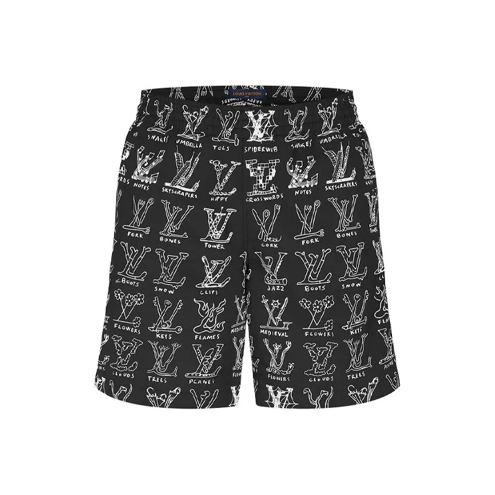 LOUIS VUITTON Casual Shorts Men's Black