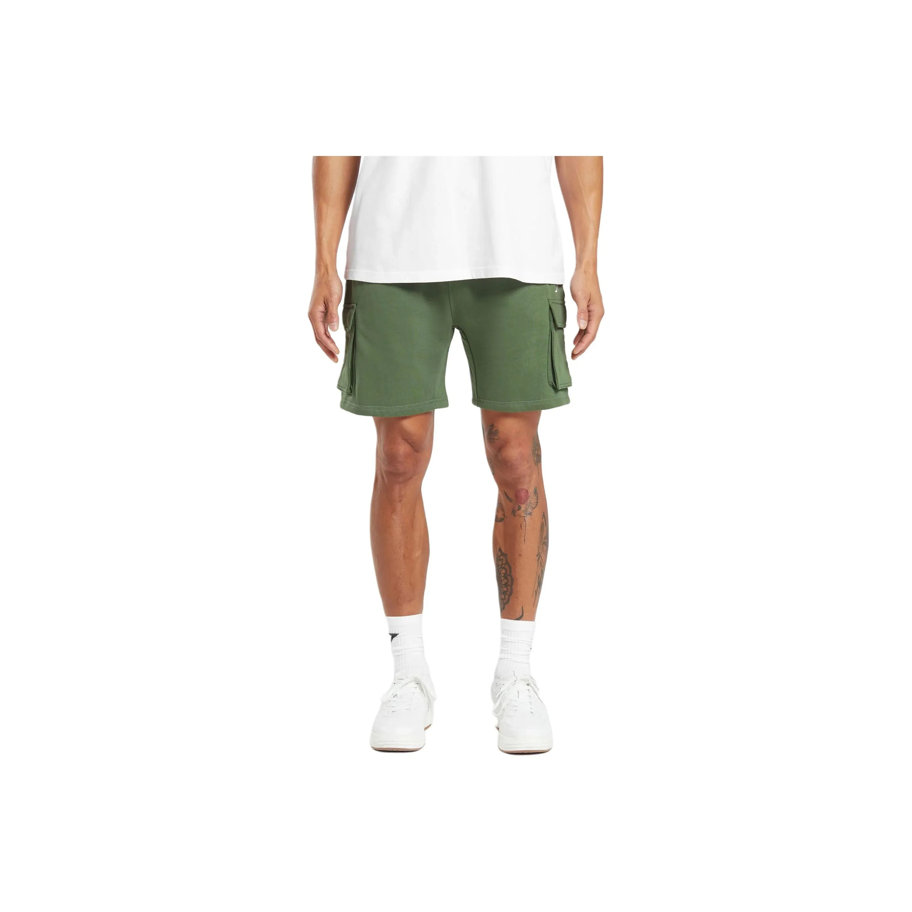 GYMSHARK Crest Карго Шорты Карго Шорты Мужские Оливково-зеленые
