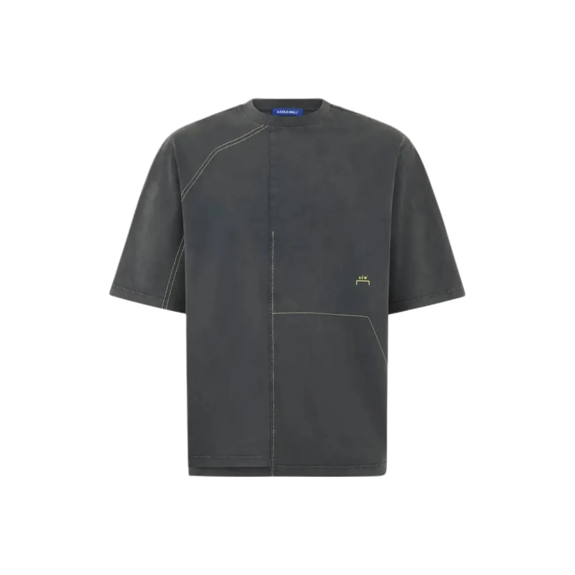 A COLD WALL* SS25 T Рубашка Мужская Серого цвета