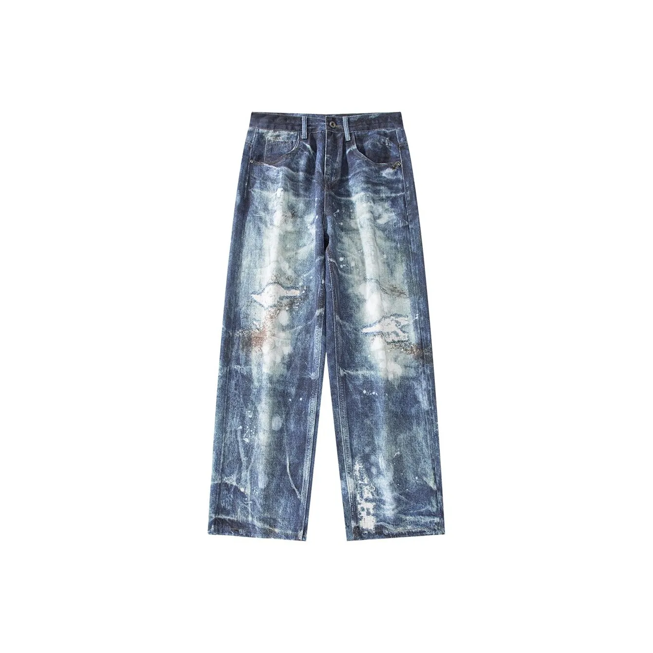 NVRFRGT Jeans Unisex Dark Blue