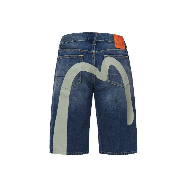 EVISU Denim Shorts Men's Blue