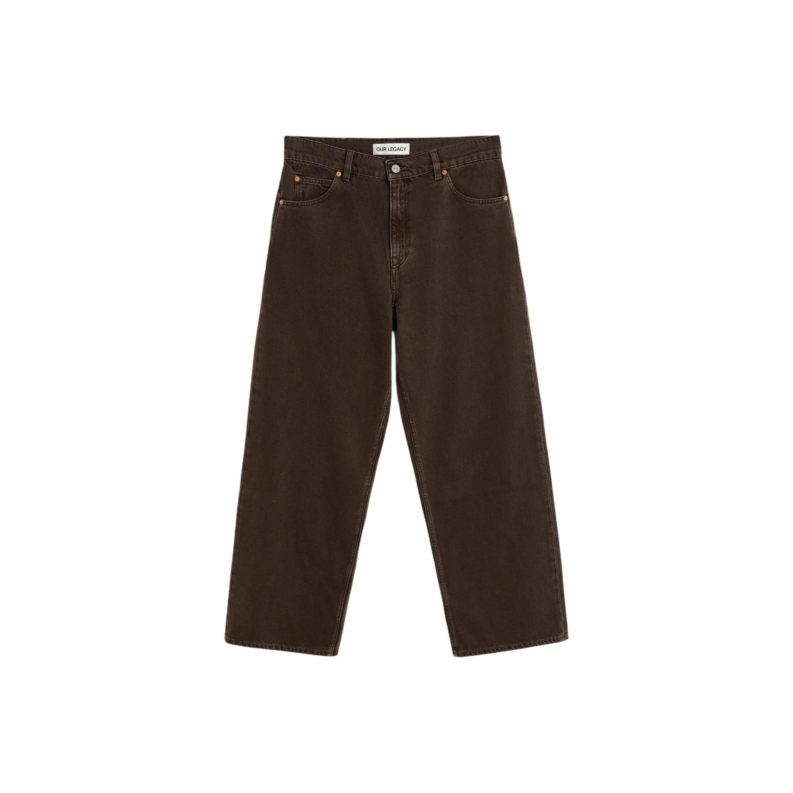 OUR LEGACY SS25 Джинсы Мужские Коричневые