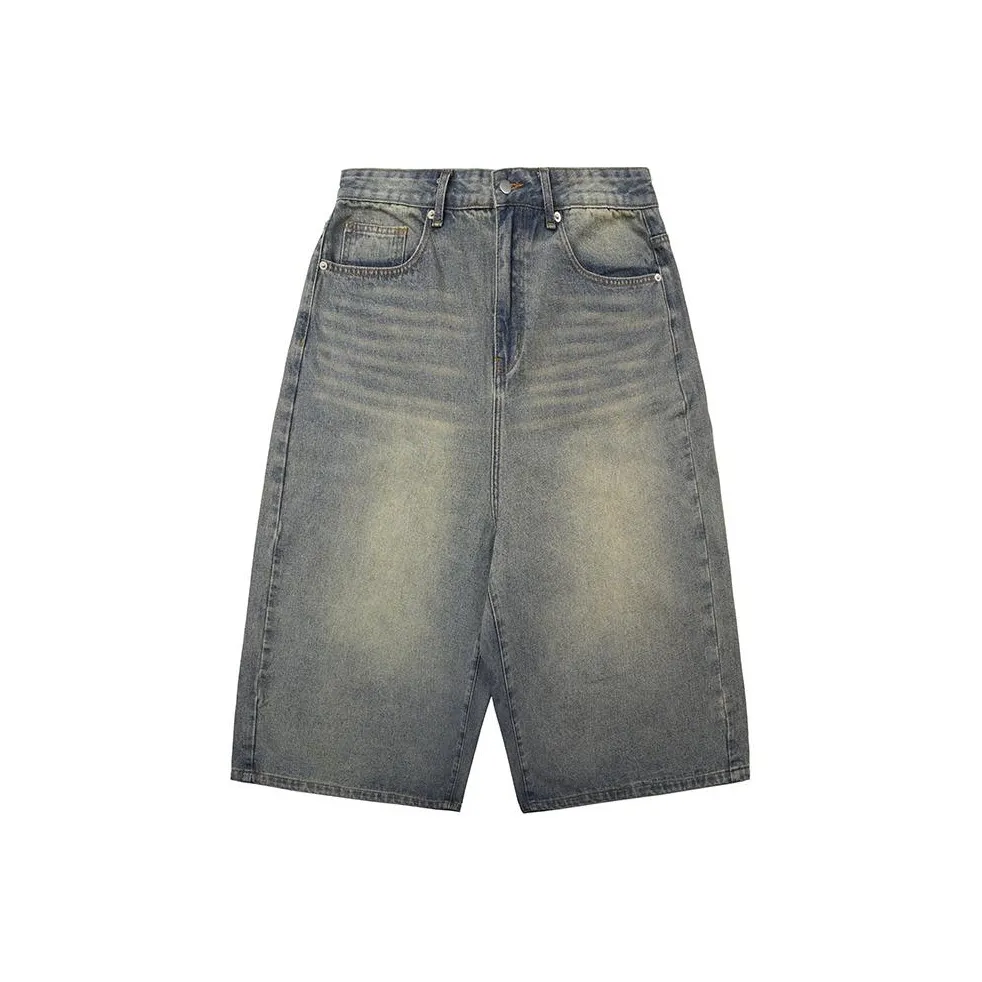 Crying Center Denim Shorts Unisex