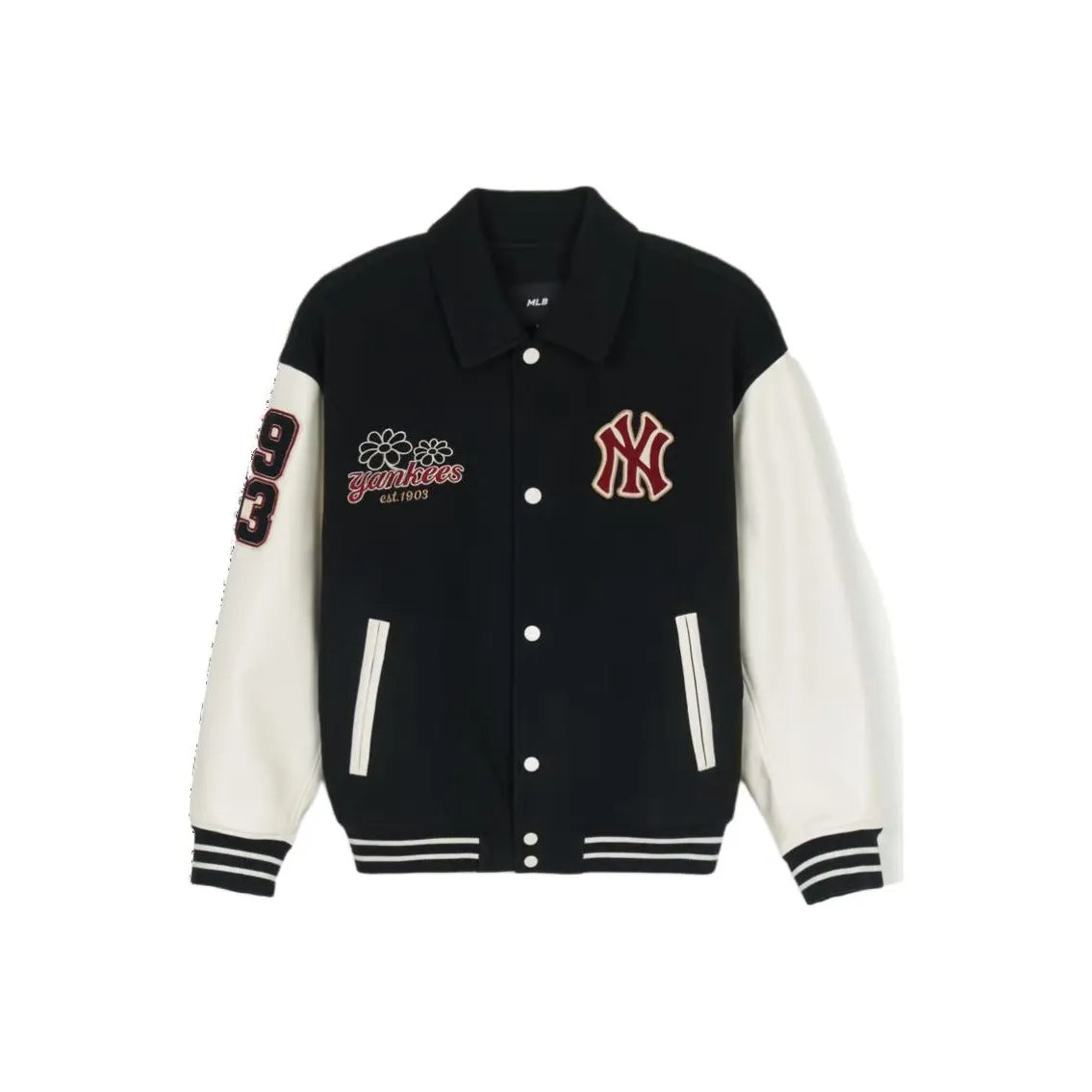 MLB New York Yankees Varsity Jackets & Coats Unisex Black