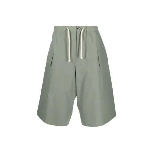 JIL SANDER Зеленые Мужские Шорты Карго