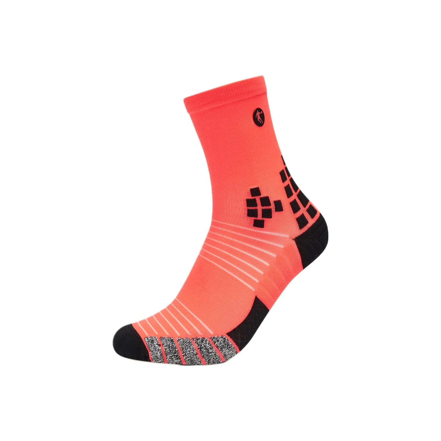 QIAODAN Носки до колена Мужские 1 упаковка Огненно-красный