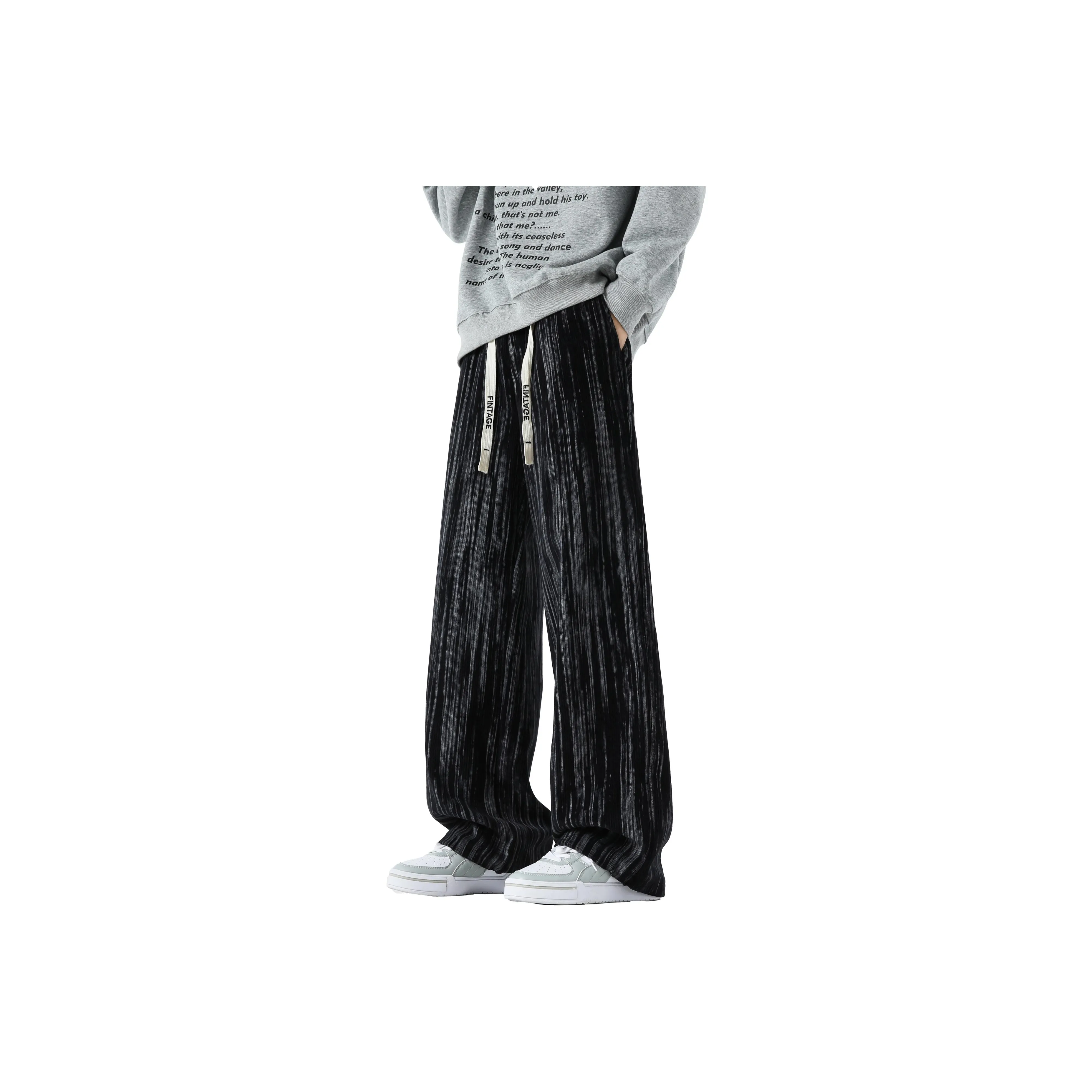 FAKE VINTAGE Вязаные спортивные штаны унисекс