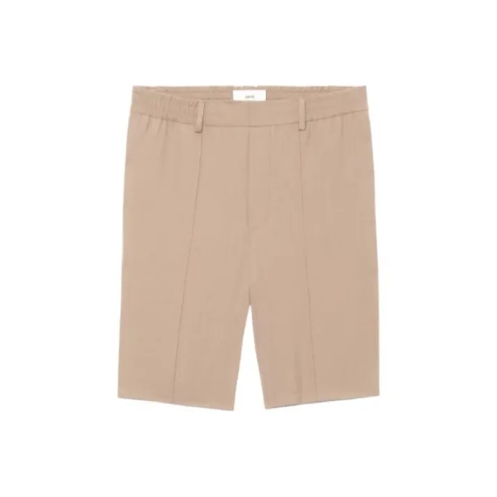 AMIPARIS Pleat Detailed Bermuda Shorts