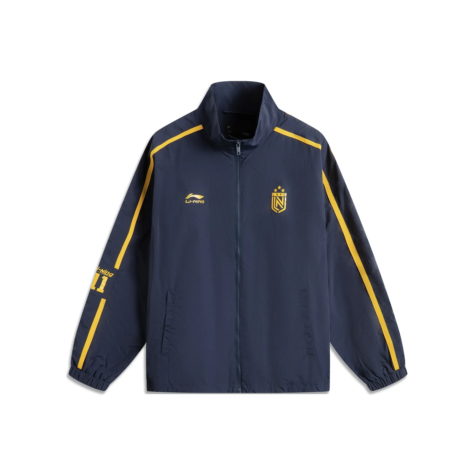 LiNing Sports Life Collection Trench Coat Men's Dark Marine Blue