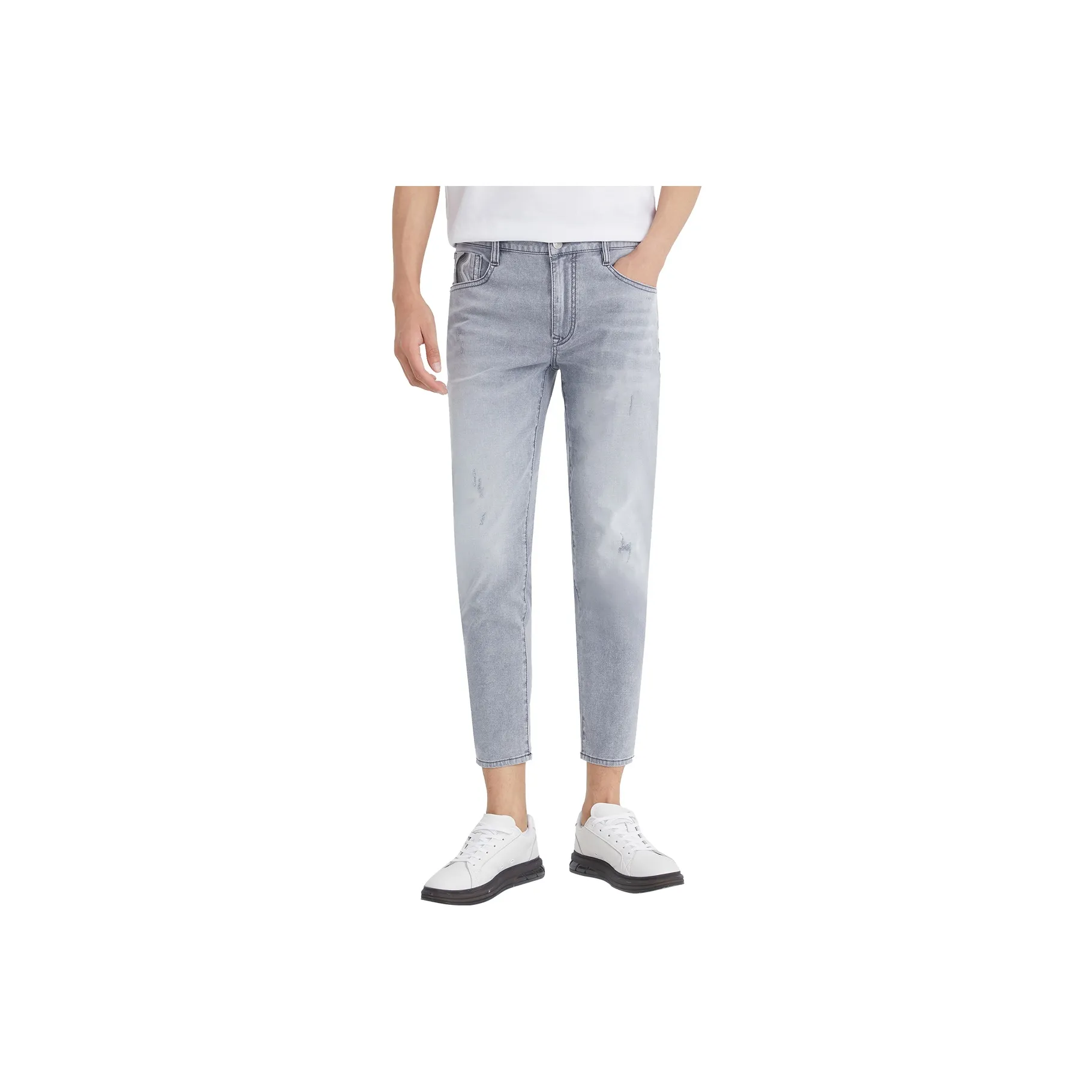 LESS IS MORE Jeans Men Medium Gray 24XNZ11601
