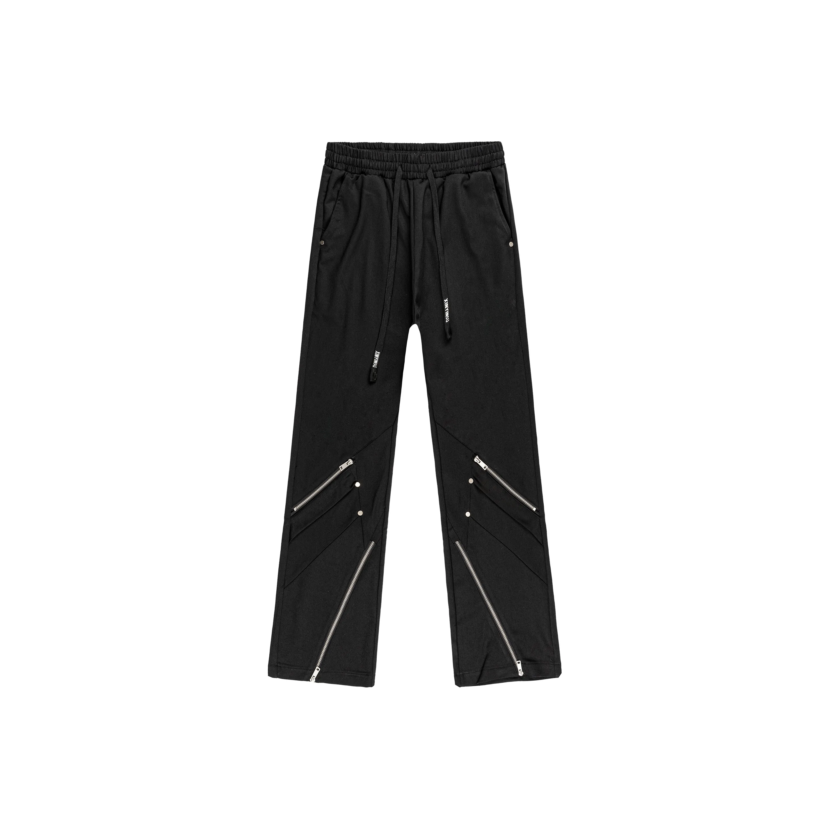 XINYINSU Zipper Design Unisex Casual Pants