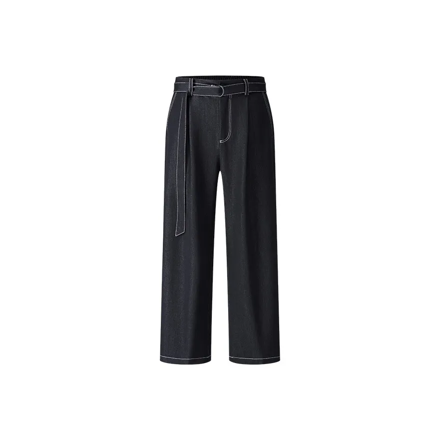 HERBEL Повседневные брюки Мужские Черные