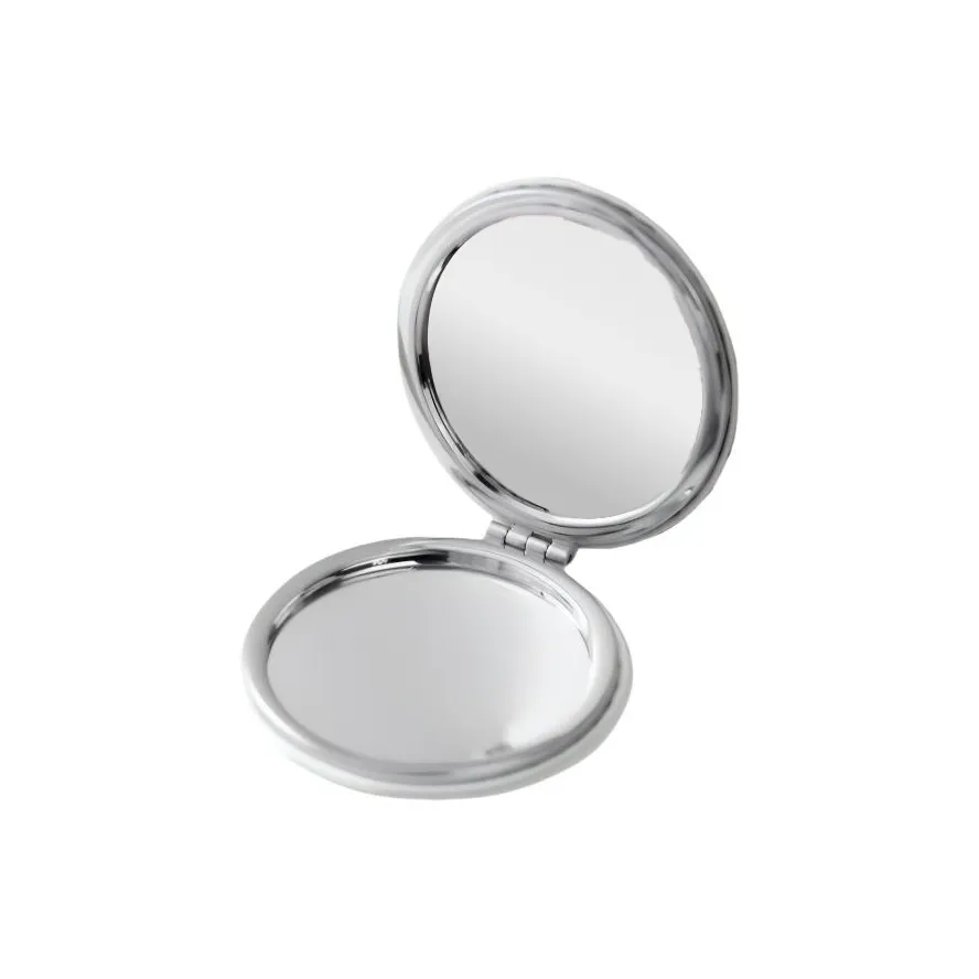 Gentle Welcome Mini Portable Pocket Mirror With PU Leather Upper Handheld Magnetic Double Sided Foldable Mirror